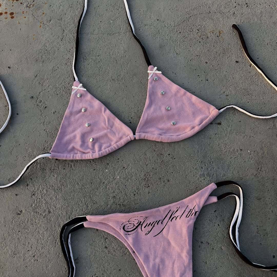 Damen verführerisches Bikini-Set mit einzigartigen Akzenten EB