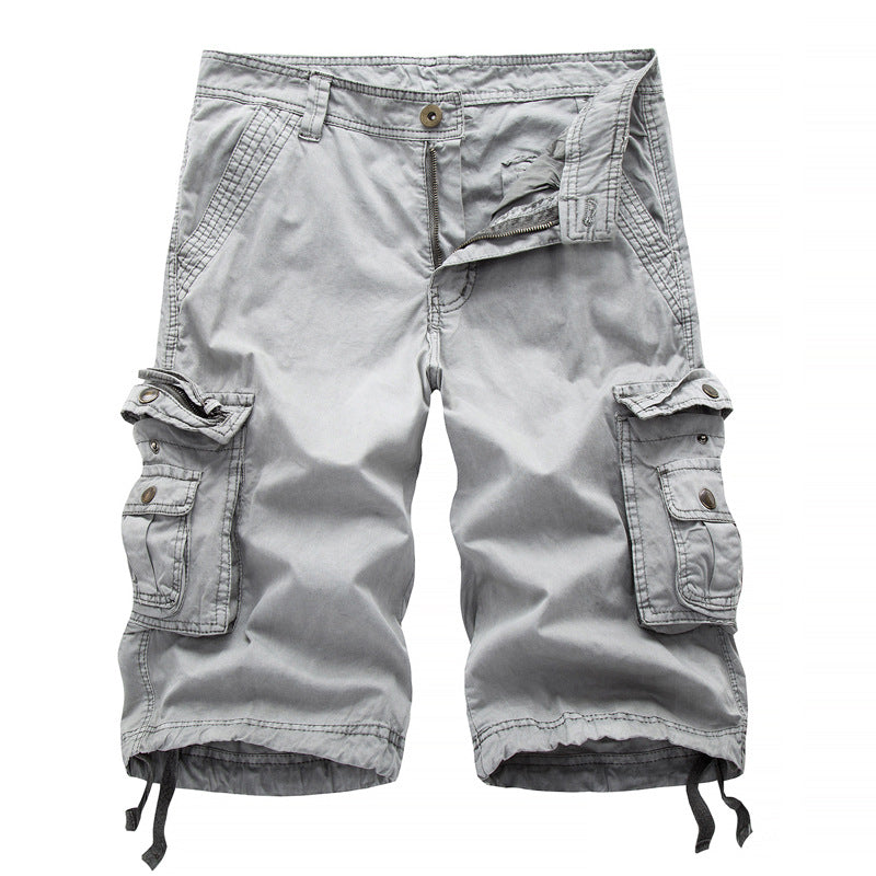 Herren Cargoshorts mit multifunktionalen Taschen und elastischem Bund EB