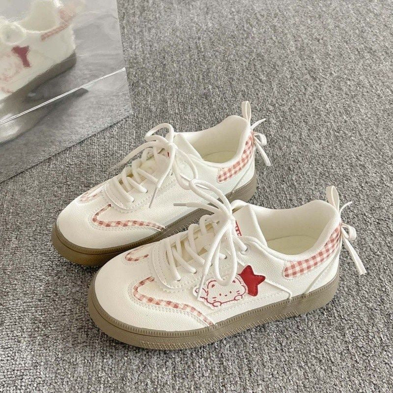 Damen Trendige Sneakers mit sportlich-elegantem Design und bequemer Sohle EB