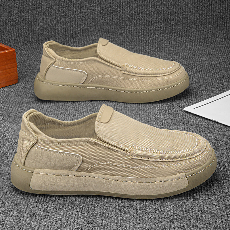 Damen Modische Slip-On Sneakers mit elastischem Gewebe EB