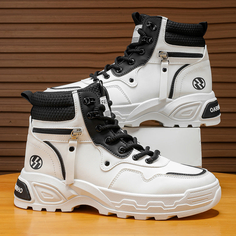 Damen Schnürstiefel mit verstärktem Knöchelschutz und rutschfester Sohle EB