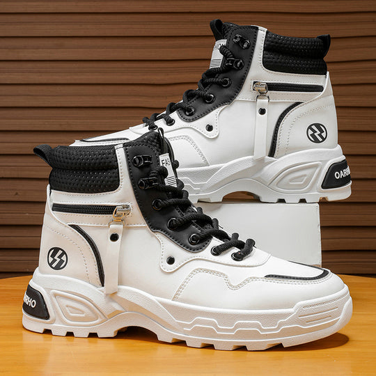 Damen Schnürstiefel mit verstärktem Knöchelschutz und rutschfester Sohle EB