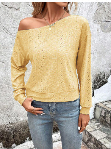 Damen Komfortables und stilvolles asymmetrisches Sweatshirt EB