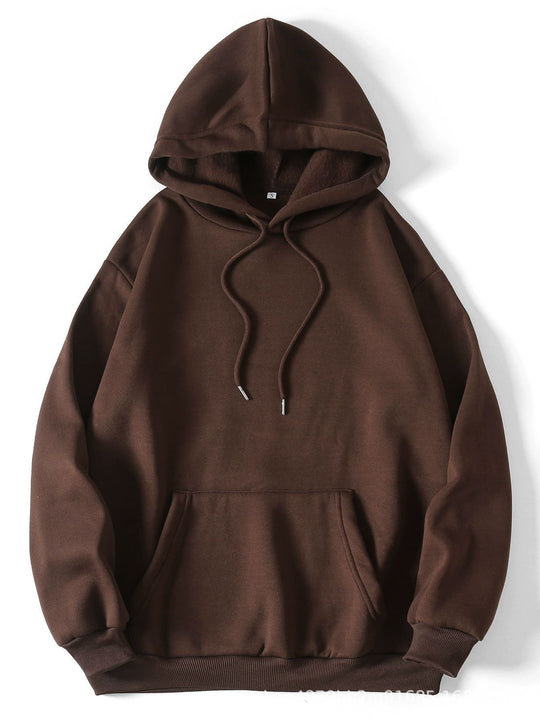 Unisex Premium-Kapuzenpullover mit abgesenkter Schulter, formstabilen Rippbündchen und Fronttasche EB