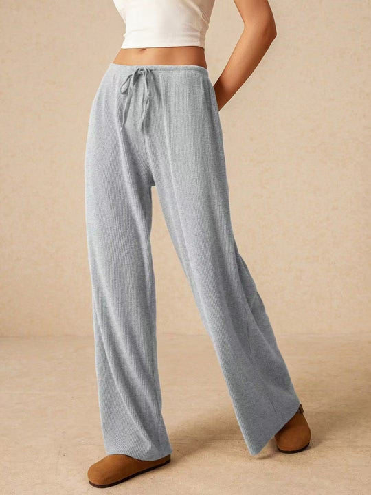 Damen weite und bequeme Loungehose aus Rippstoff EB