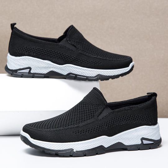Damen Atmungsaktive Komfort-Sneaker mit elastischem Obermaterial EB