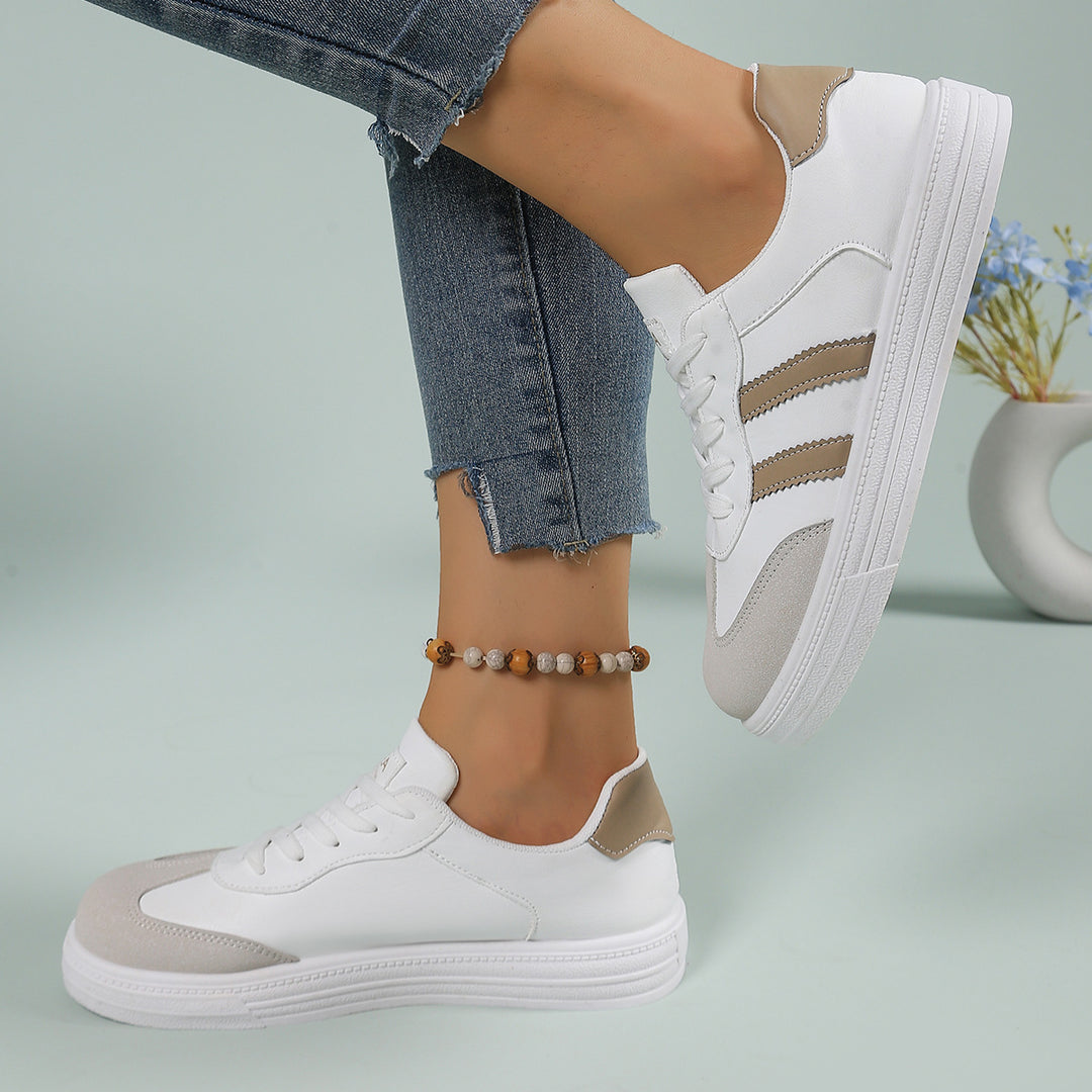 Damen Sportliche Sneaker mit gepolsterter Innensohle und atmungsaktivem Obermaterial EB