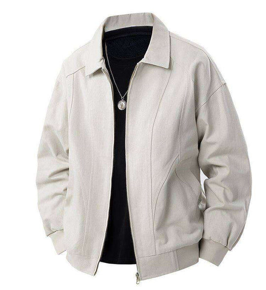 Herren lässige Übergangsjacke mit modernem Stehkragen und seitlichen Eingrifftaschen EB