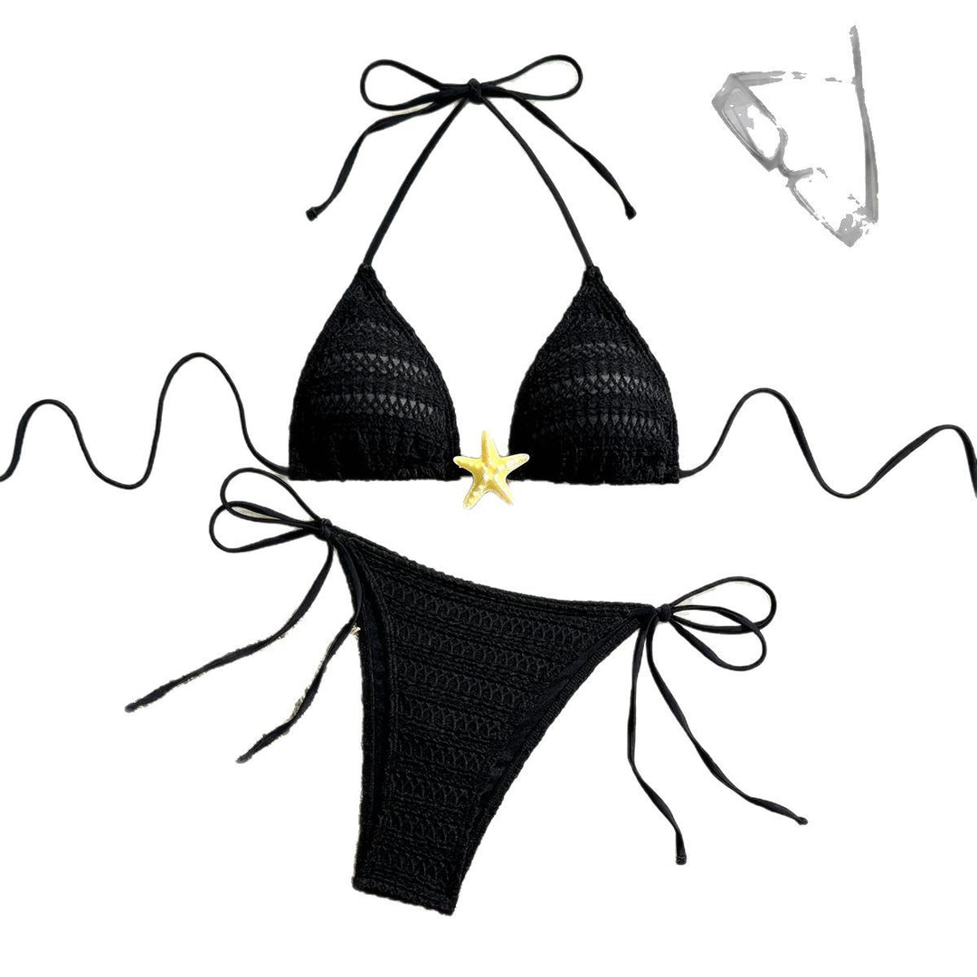 Damen Häkelbikini mit verstellbaren Trägern EB