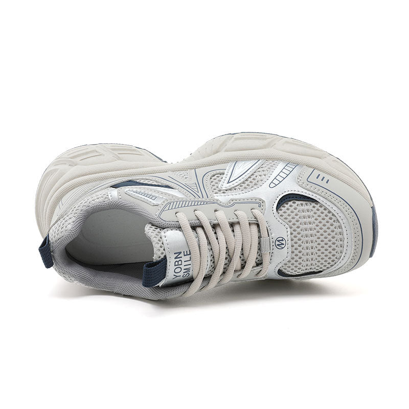 Damen Sportliche trendy Sneakers mit atmungsaktivem Design EB