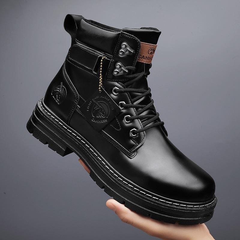 Damen robuste Stiefel mit modischen Details und rutschfester Sohle EB