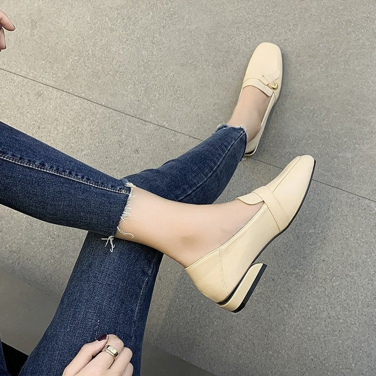 Damen elegante Loafers mit modischem Zierschmuck EB