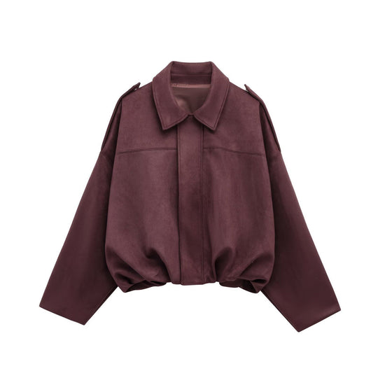 Damen trendige Oversized Jacke EB