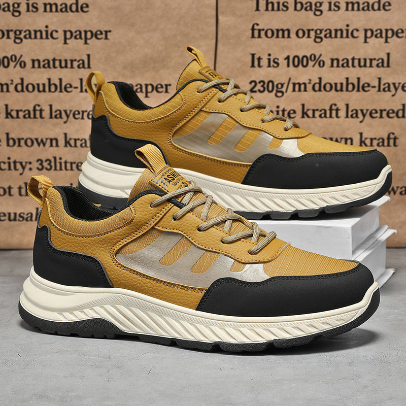 Herren Sportliche und atmungsaktive Sneakers mit stoßdämpfender Sohle EB