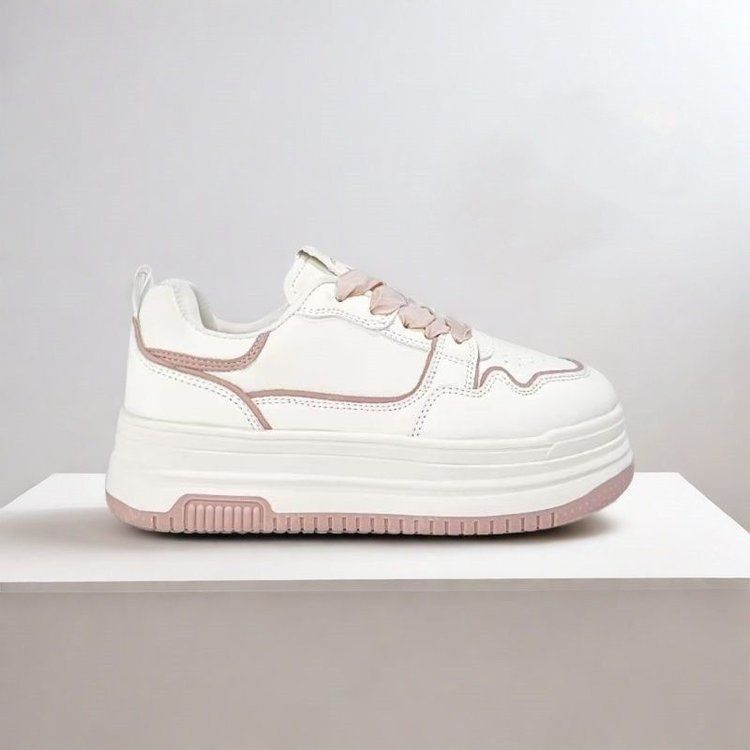 Damen Sportliche Plateau-Sneaker mit bequemer Dämpfung EB