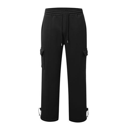 Herren Cargo-Trainingshose mit elastischem Bund und seitlichen Taschen EB
