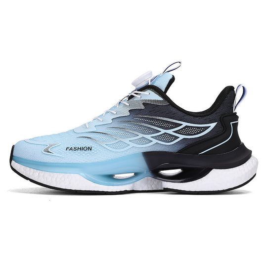 Unisex atmungsaktive Laufsneaker mit doppelter Luftkammer-Zwischensohle und verstärkter Fersenstabilität EB