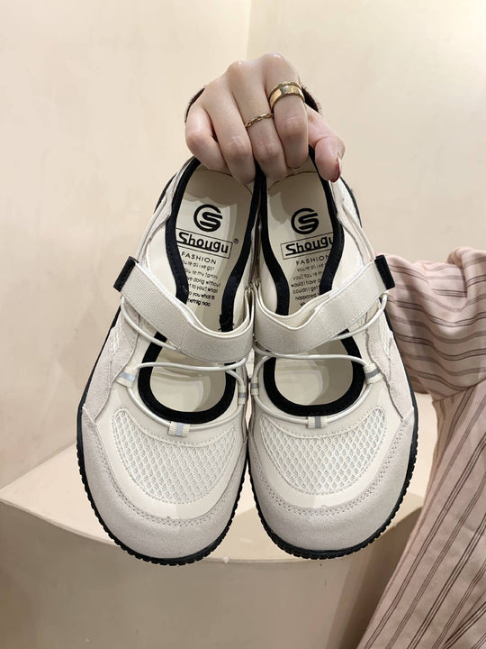 Damen Komfort-Sneaker mit atmungsaktivem Mesh-Obermaterial und innovativer Schnürtechnik EB