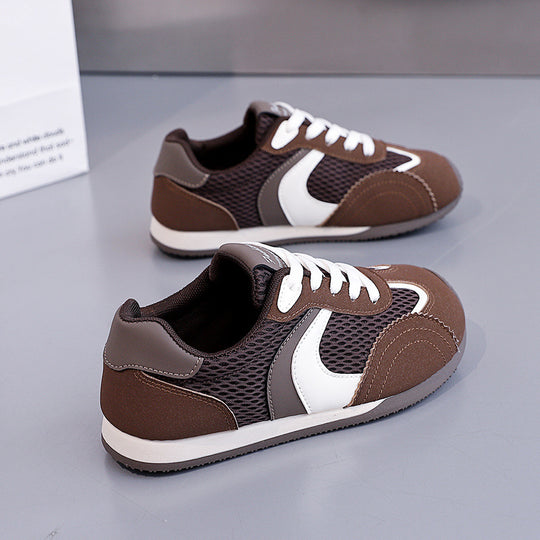 Damen Atmungsaktive Freizeitsneaker mit flexibler Gummisohle EB