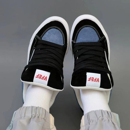 Damen sportive Sneakers im Retro-Stil mit weichem Innenfutter EB