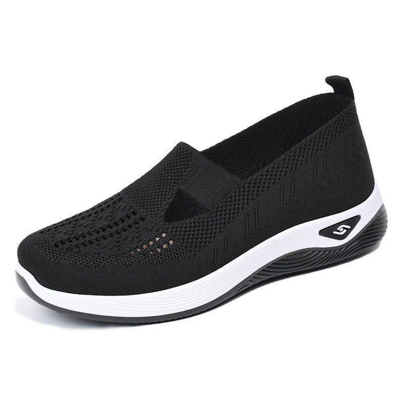 Damen Atmungsaktive und flexible Slip-On Sportschuhe EB