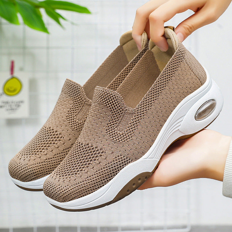 Damen Bequeme und atmungsaktive Slip-On Laufschuhe EB