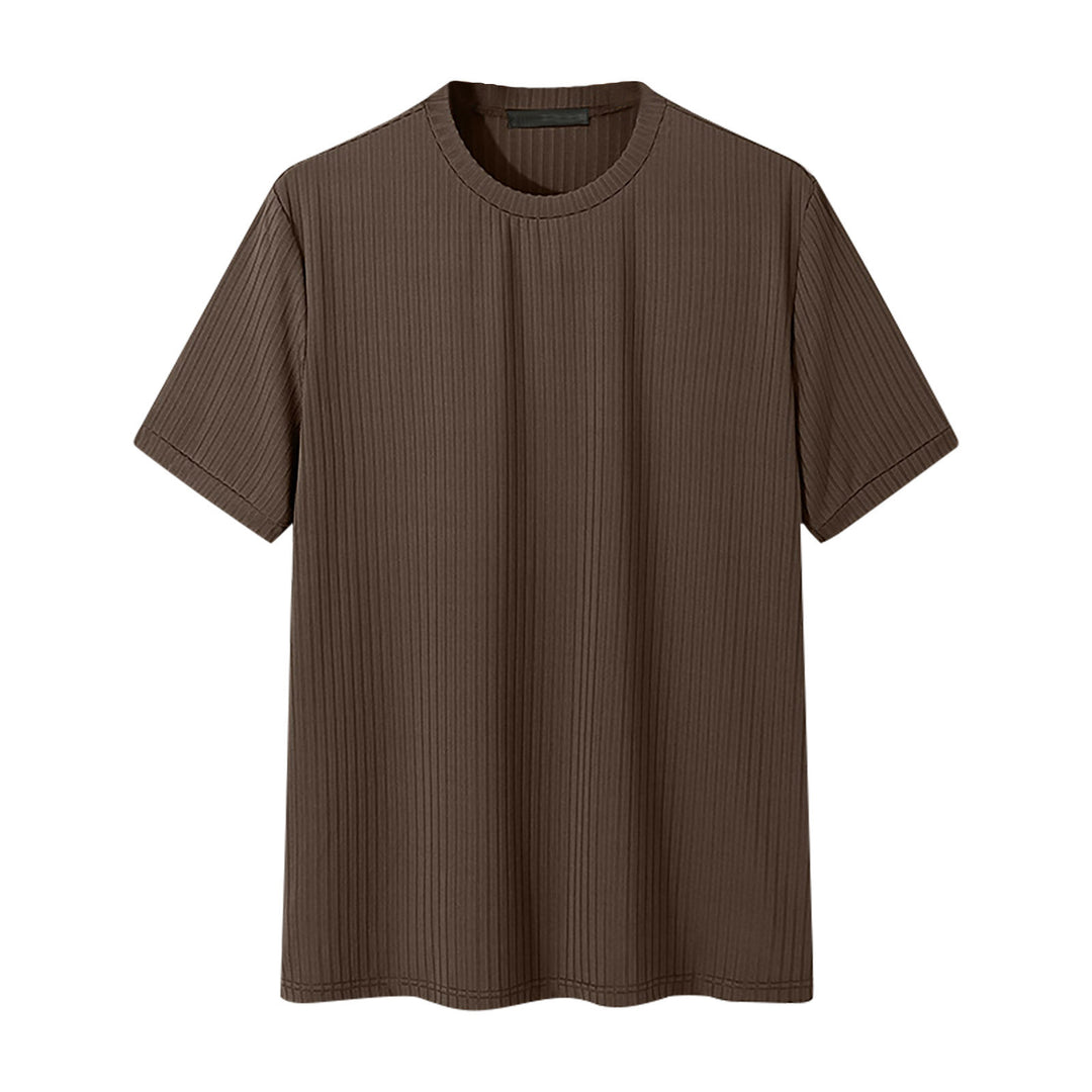 Unisex nan geripptes weit geschnittenes T-Shirt aus Baumwollmix EB