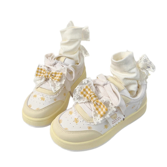 Damen modische Sneaker mit süßem Sockeneffekt EB