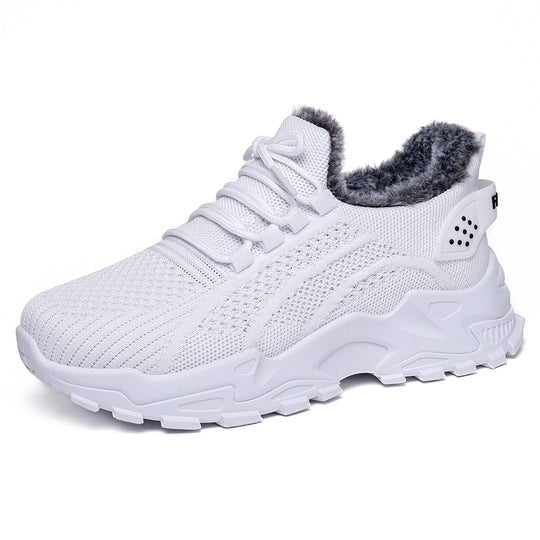 Damen Fleecegefütterte Sport-Sneaker mit rutschfester Sohle EB