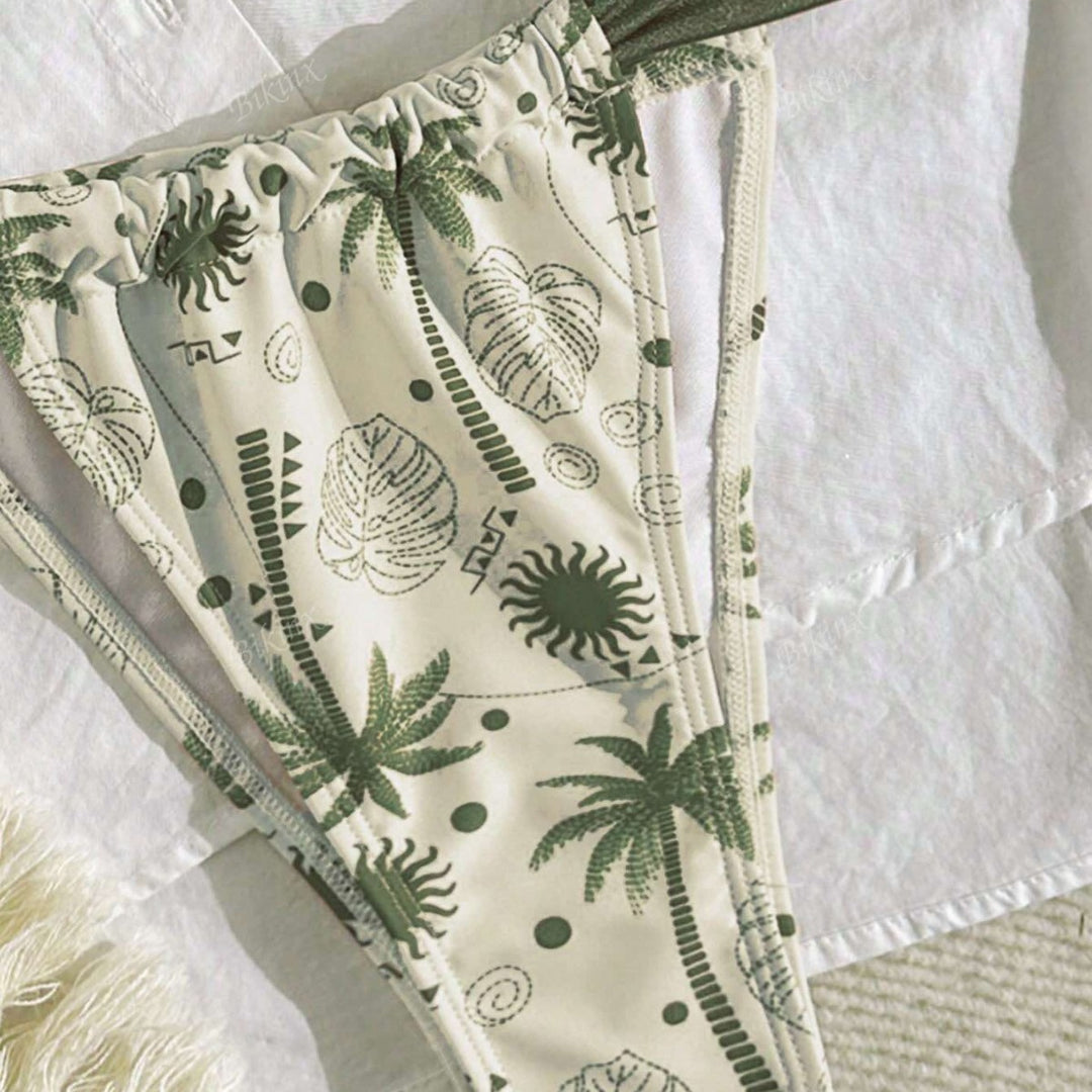 Damen Bikini-Set mit tiefem V-Ausschnitt und komfortablen Trägern EB