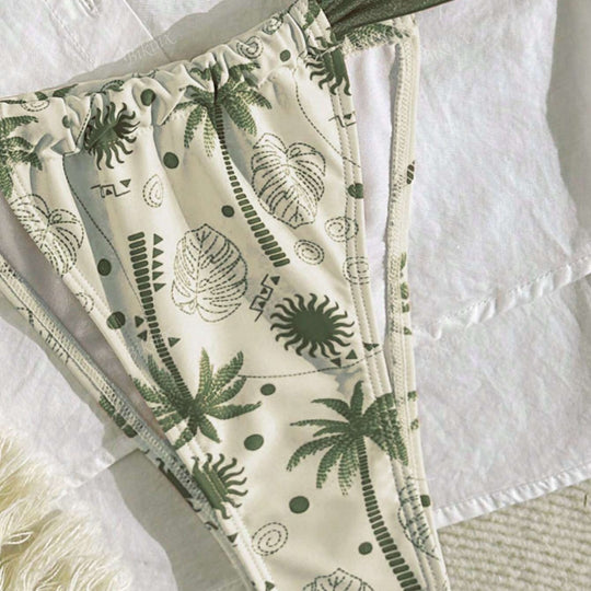 Damen Bikini-Set mit tiefem V-Ausschnitt und komfortablen Trägern EB