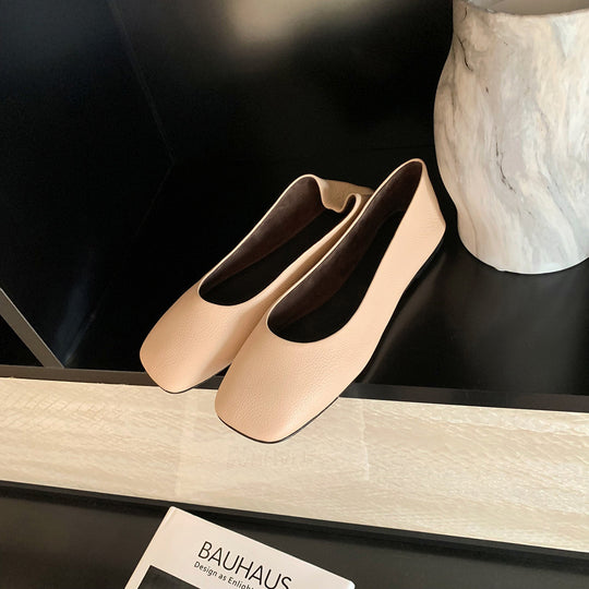 Damen Ballerinas mit modernem Quadratdesign und komfortabler Innensohle EB