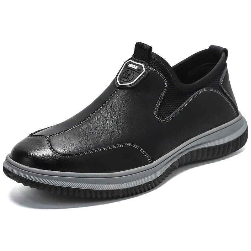 Herren Komfortable Slip-On Freizeitschuhe mit atmungsaktiver Mesh-Oberfläche EB
