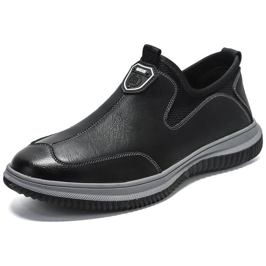 Herren Komfortable Slip-On Freizeitschuhe mit atmungsaktiver Mesh-Oberfläche EB