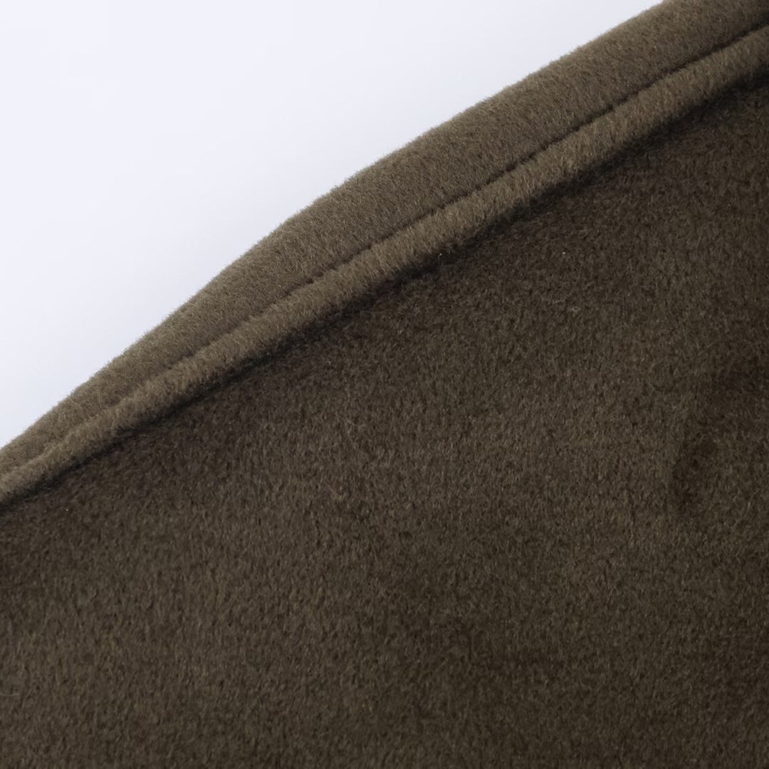 Damen eleganter Oversized-Mantel mit abnehmbarem Kunstfellkragen EB