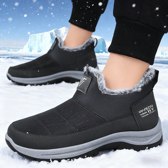 Damen Wärmeisolierte Wanderstiefel mit rutschfester Profilsohle EB