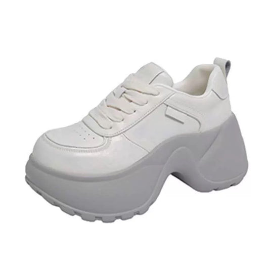 Damen Sportliche Chunky Sneakers mit trendigem Design und hoher Plattform EB