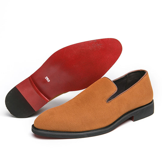 Damen elegante Mokassins aus hochwertigem Wildleder mit rutschfester Sohle EB