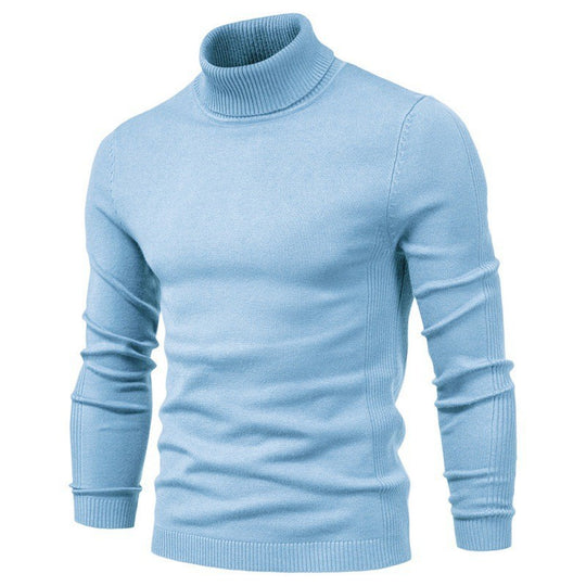 Herren Grober Rollkragenpullover aus wärmendem Material mit strukturierter Oberfläche EB