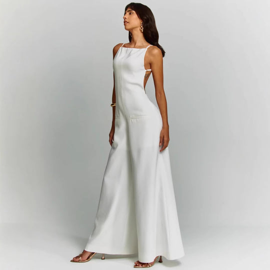 Damen Overall mit weitem Bein EB