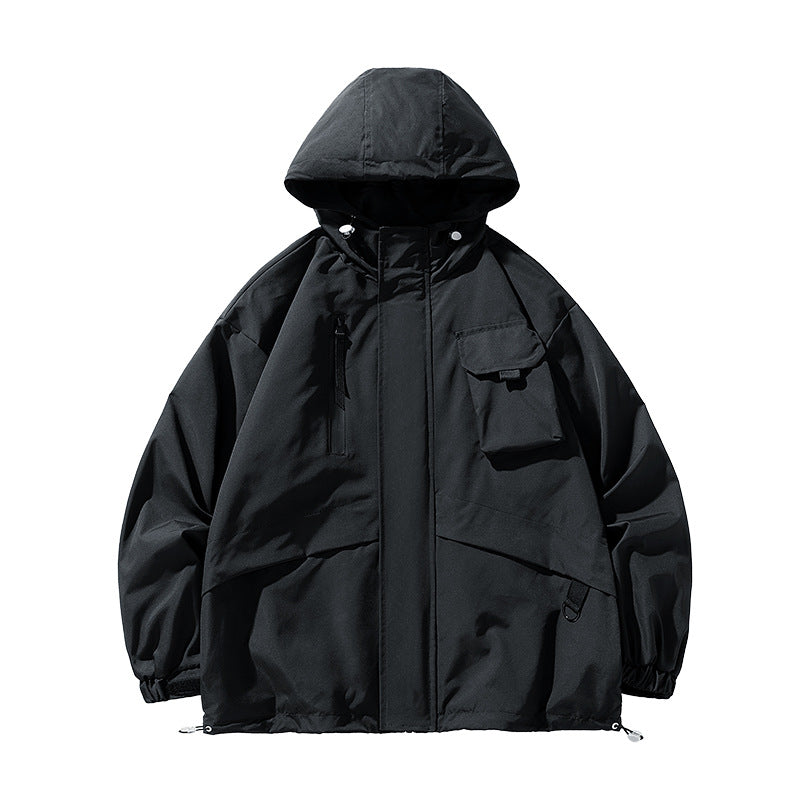Herren Winddichtes Parka-Jacke EB
