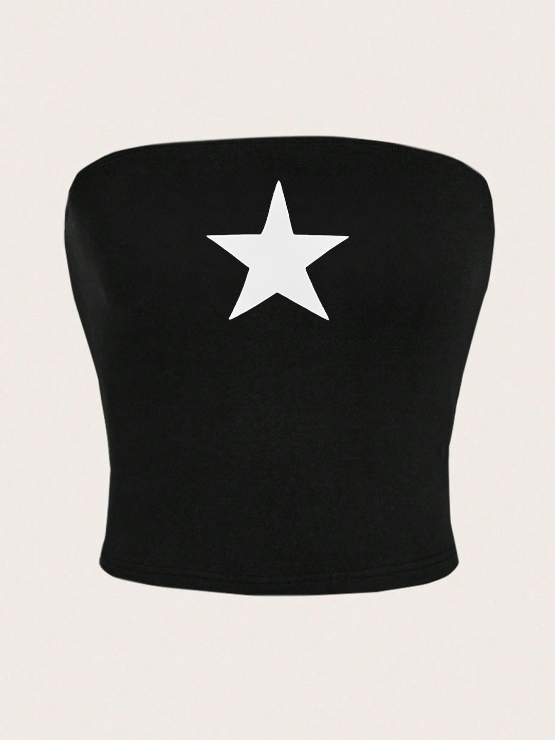 Damen Bandeau-Top mit maritimen Motiv und elastischem Material EB
