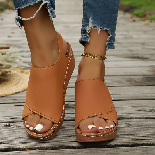 Damen Komfortable Clogs mit modischem Riemen EB
