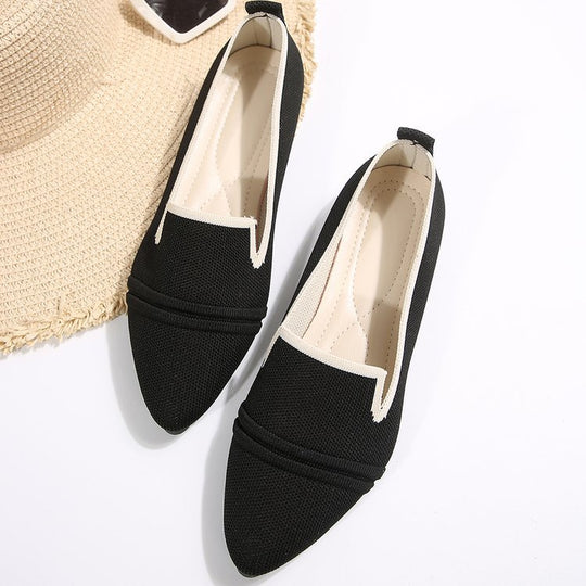 Damen elegante und bequeme Slip-On Ballerinas EB