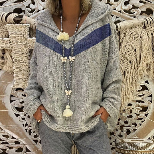 Damen Gemütlicher Kapuzenpullover EB
