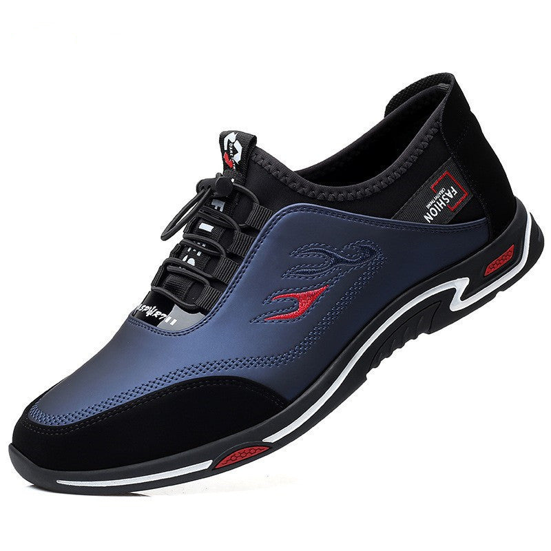 Damen Sportliche Slip-On Sneakers mit elastischer Schnürung und rutschfester Sohle EB