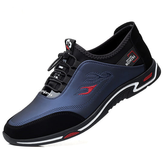 Damen Sportliche Slip-On Sneakers mit elastischer Schnürung und rutschfester Sohle EB