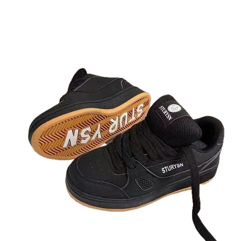 Damen Sportliche Sneakers mit rutschfester Gummisohle und atmungsaktivem Obermaterial EB
