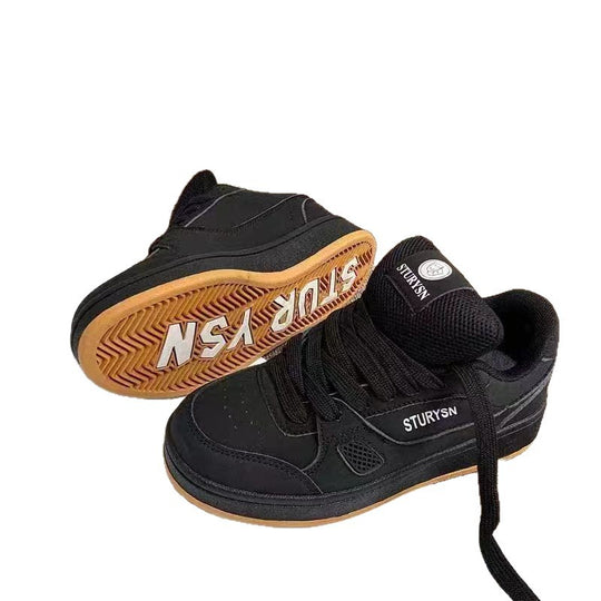 Damen Sportliche Sneakers mit rutschfester Gummisohle und atmungsaktivem Obermaterial EB