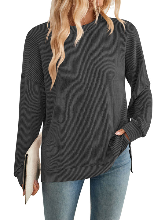 Damen lässiger Strickpullover EB